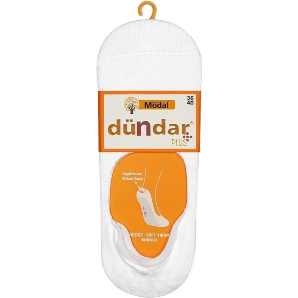 Dündar Plus 6913 Bayan Modal Silikonlu Babet Çorap 6 Adet Soket Çorap Fiyatı