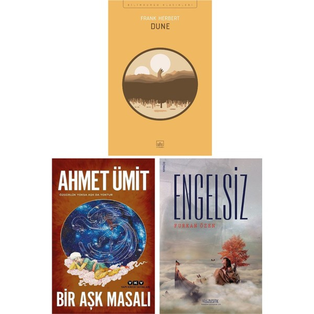 Dune Frank Herbert - Bir Aşk Masalı - Engelsiz 3 Kitap Set - Ahmet Ümit Edebiyat Fiyatı