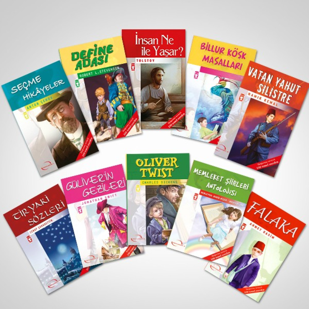 Dünya Klasikler Seti / 100 Temel Eser (10 Kitap) Çocuk Klasikleri Fiyatı