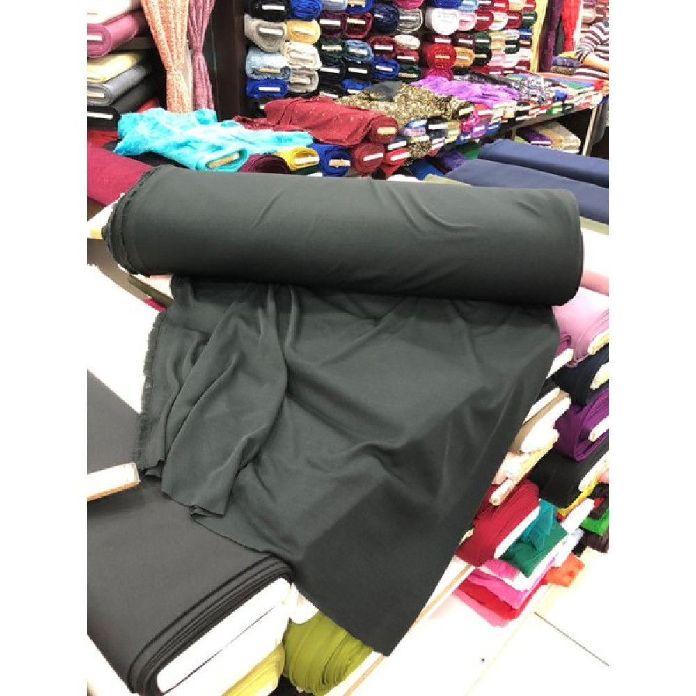 Dünya Kumaş Penye Jarse Kumaş - 01-Siyah - 1 m - 150 cm Kumaşlar Fiyatı