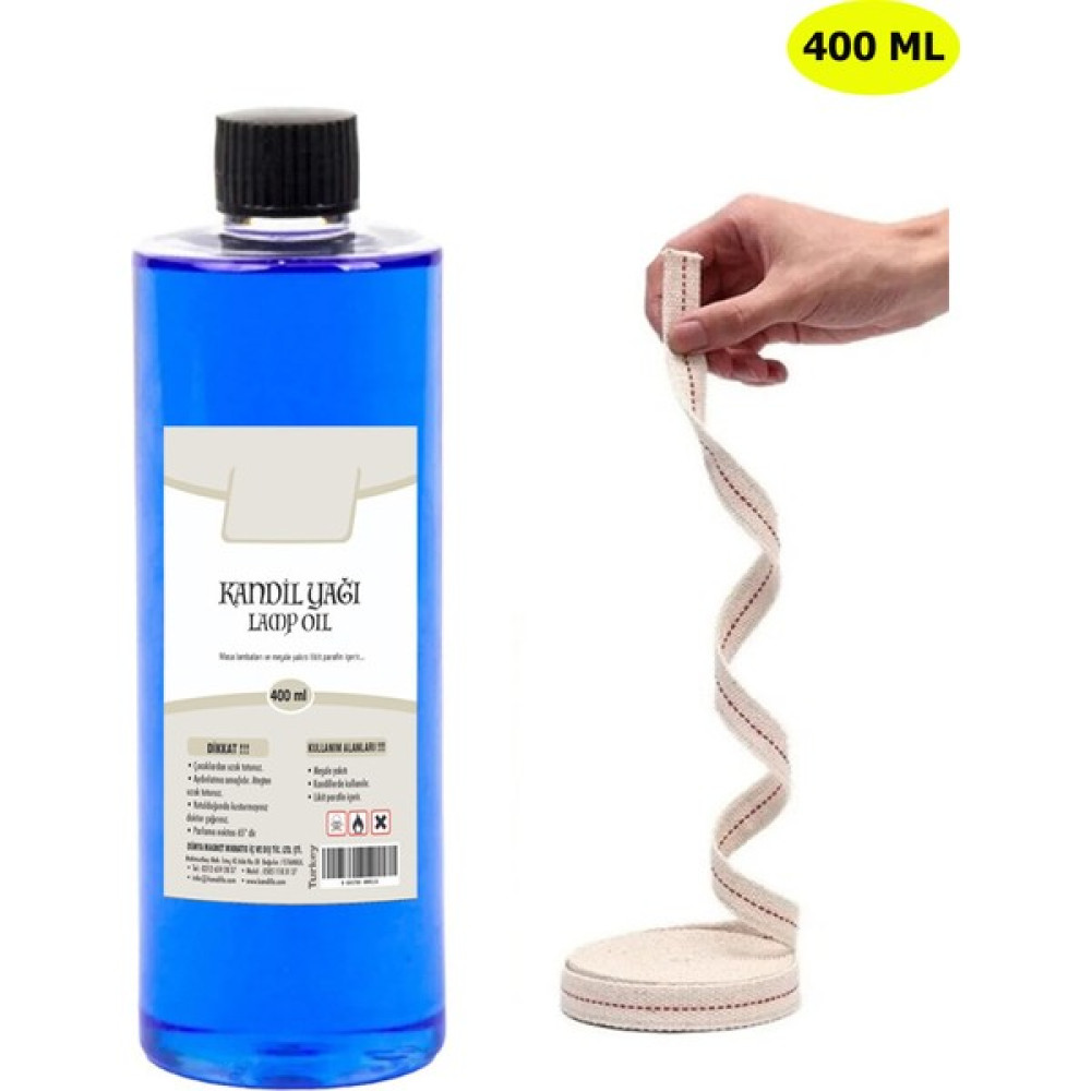 Dünya Magnet, Mavi Kandil Yağı, 400 ml, Kokusuz, Dumansız, Iç Mekan Gaz Lambası Yakıtı + 50 cm Fitil - 400 ml Oto Boyaları Fiyatı
