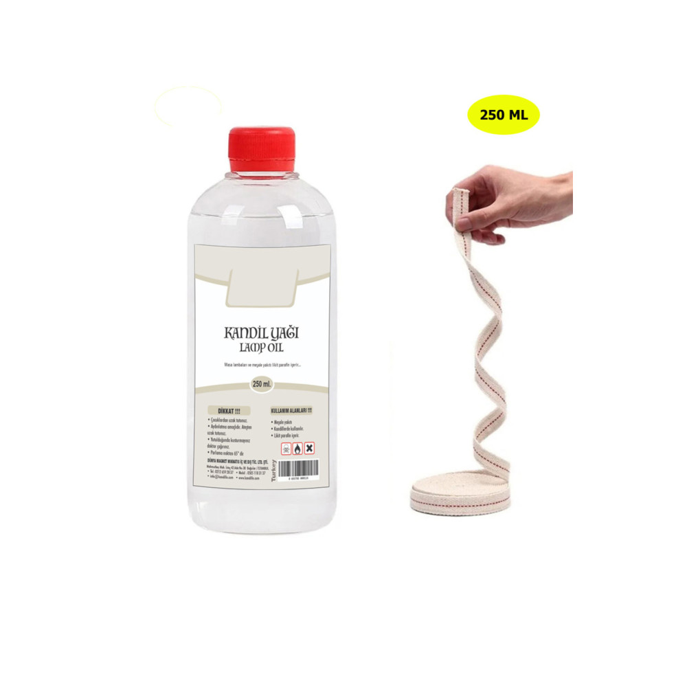 Dünya Magnet Şeffaf Kandil Yağı Kokusuz Iç Mekan Gaz Lambası Yağı 250 ml 50 Cm Fitil Dekoratif Mum Fiyatı