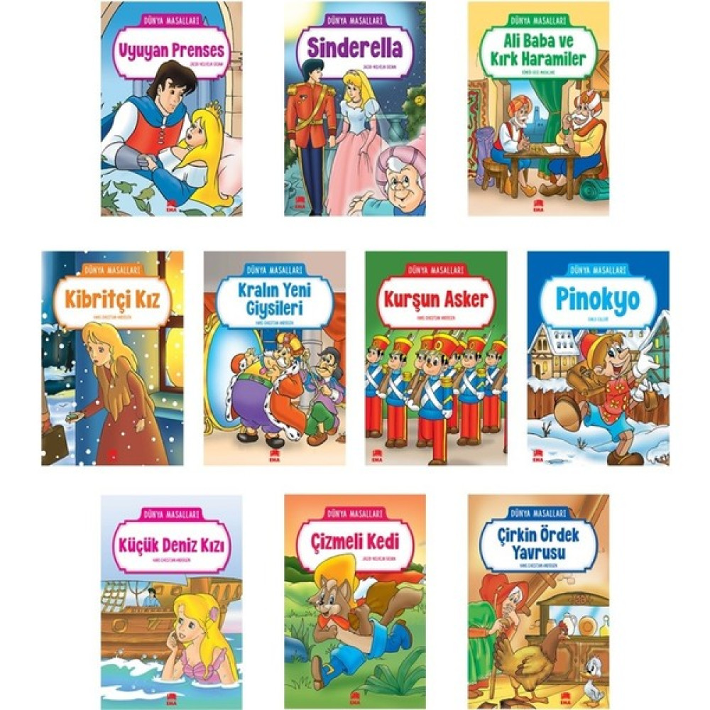 Dünya Masalları (10 Kitap) Çocuk Masal Fiyatı