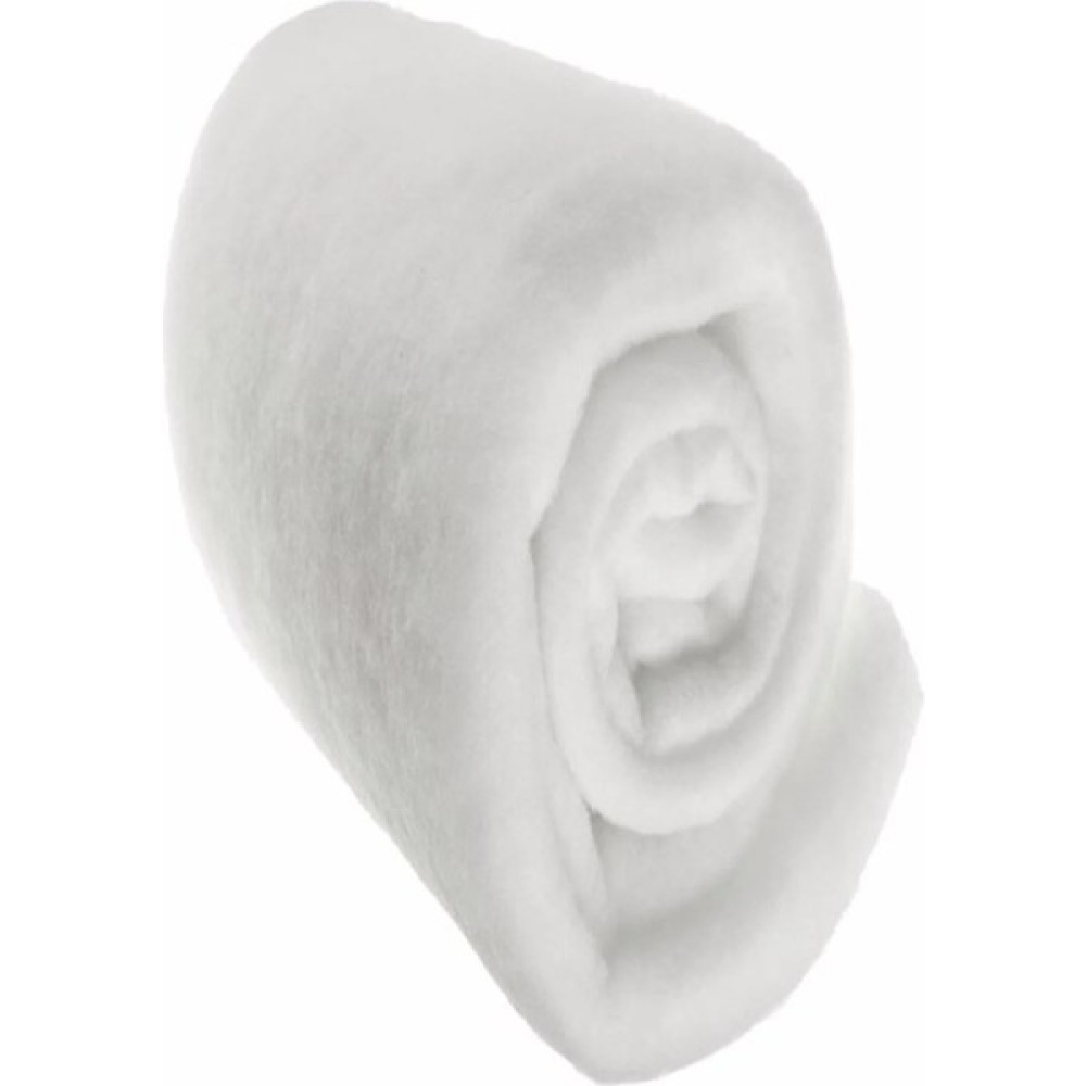 Dünya Sünger Yarım(0,5) Metre Vatka Elyaf - Premium Kalite - 90 gr - 2 m - 50 cm - 010 - Beyaz Kumaşlar Fiyatı