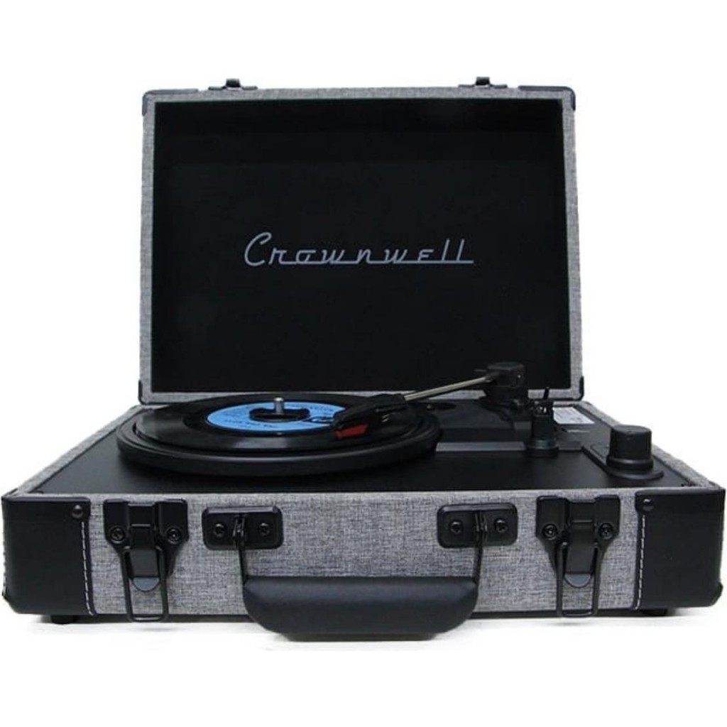 Dünyadan Hediyeler Crownwell Pikap Çantalı S/b Ahşap Elektronik Bluetooth Hoparlör Plakçalar C1307 Çok Renkli - Standart Bluetooth Hoparlör Fiyatı