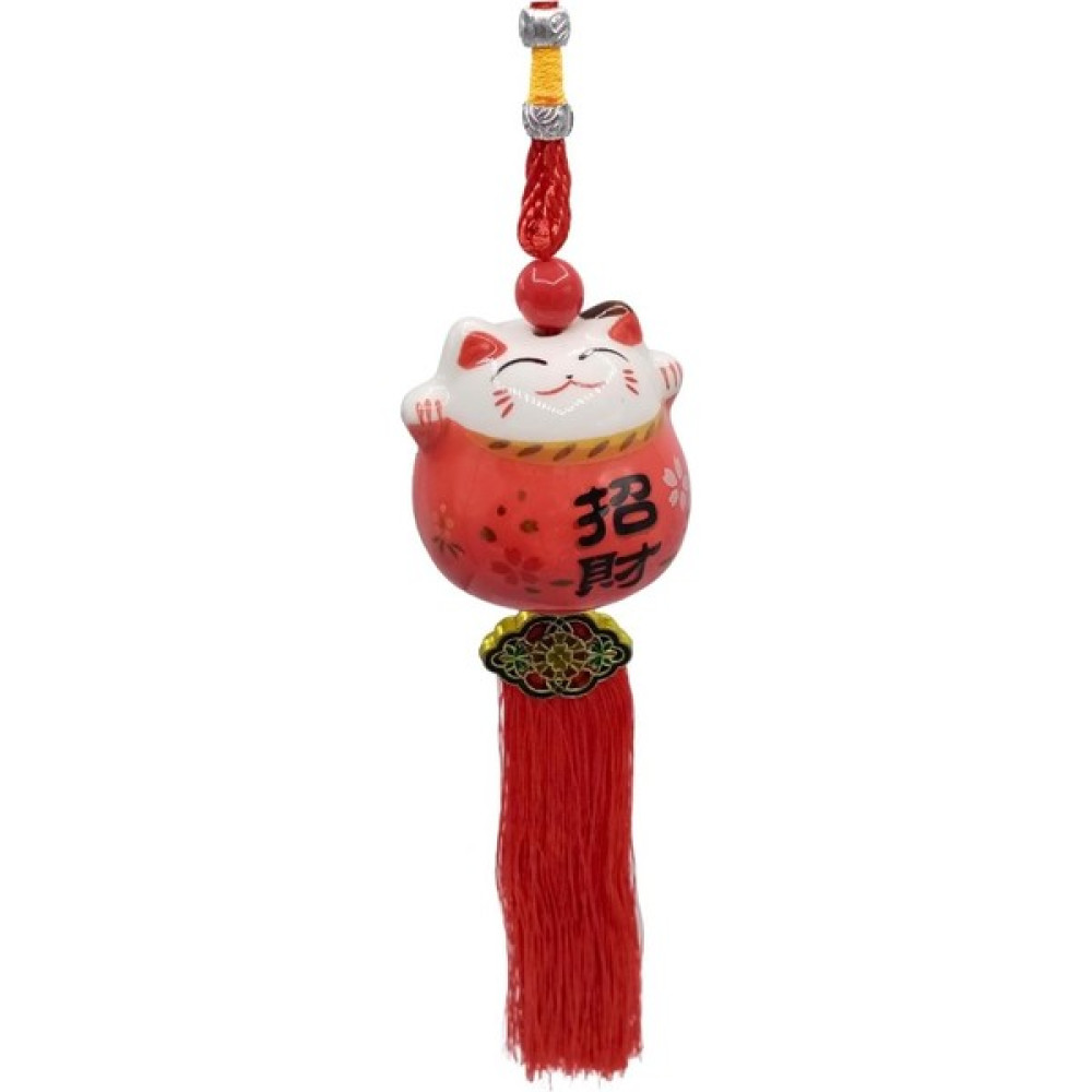 Dünyadan Hediyeler Feng Shui Maneki Neko Şans Kedisi Kırmızı No.2 Hediyelik Eşya Fiyatı