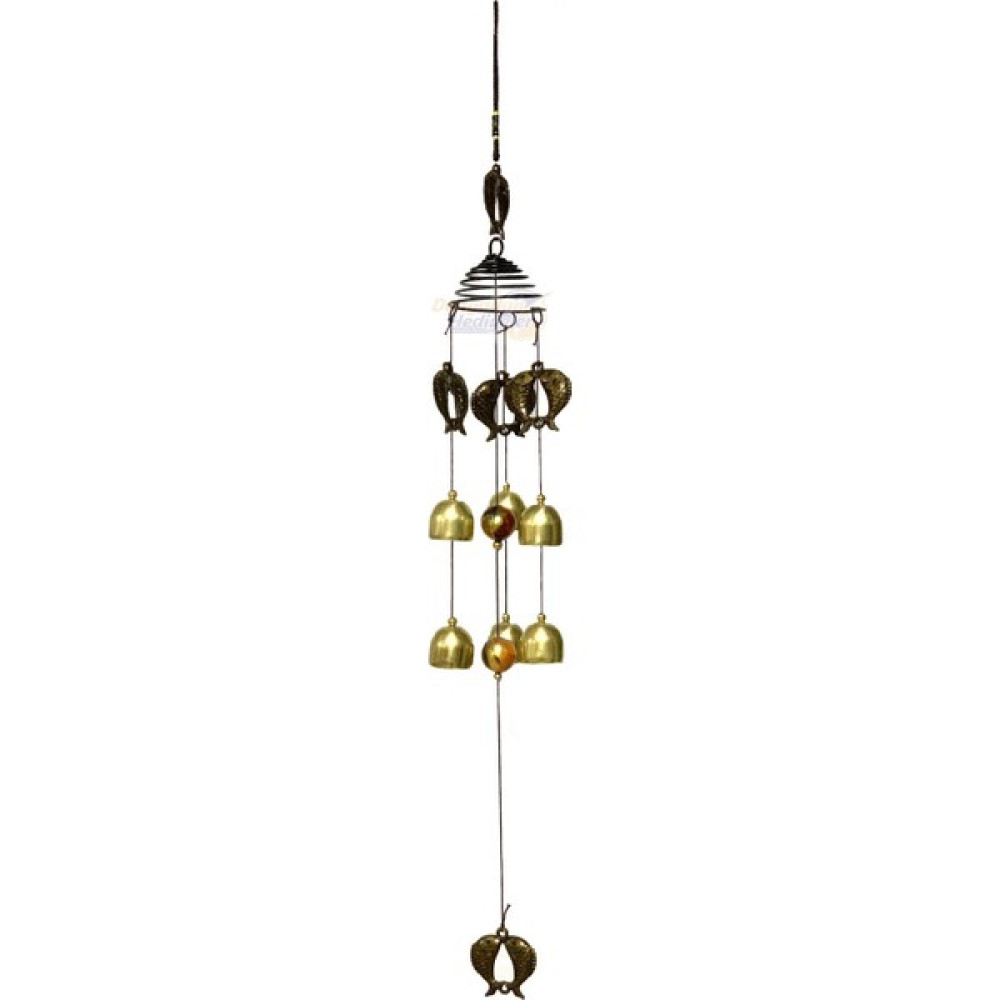 Dünyadan Hediyeler Feng Shui Metal Rüzgar Çanı 73 Cm Balık Temalı - Beyaz Hediyelik Eşya Fiyatı