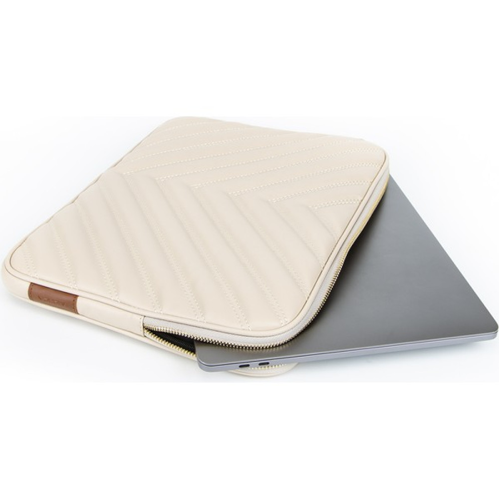 Duomino Fcstore Laptop Tablet V Kılıflı 14 Inç Macbook Ipad Pro Air Huawei Evrak Çantası Suni Deri - 14 İnç - Bej Dizüstü Bilgisayar Aksesuarları Fiyatı