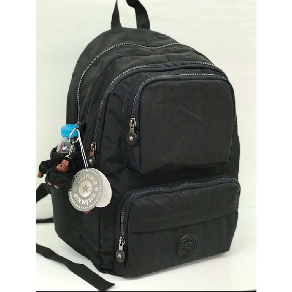 Duomino Krinkıl Kumaş Suya Dayanıklı Büyük Boy Siyah Klinkır Sırt Çantası/laptop Okul Çanta Okul Çantası Fiyatı