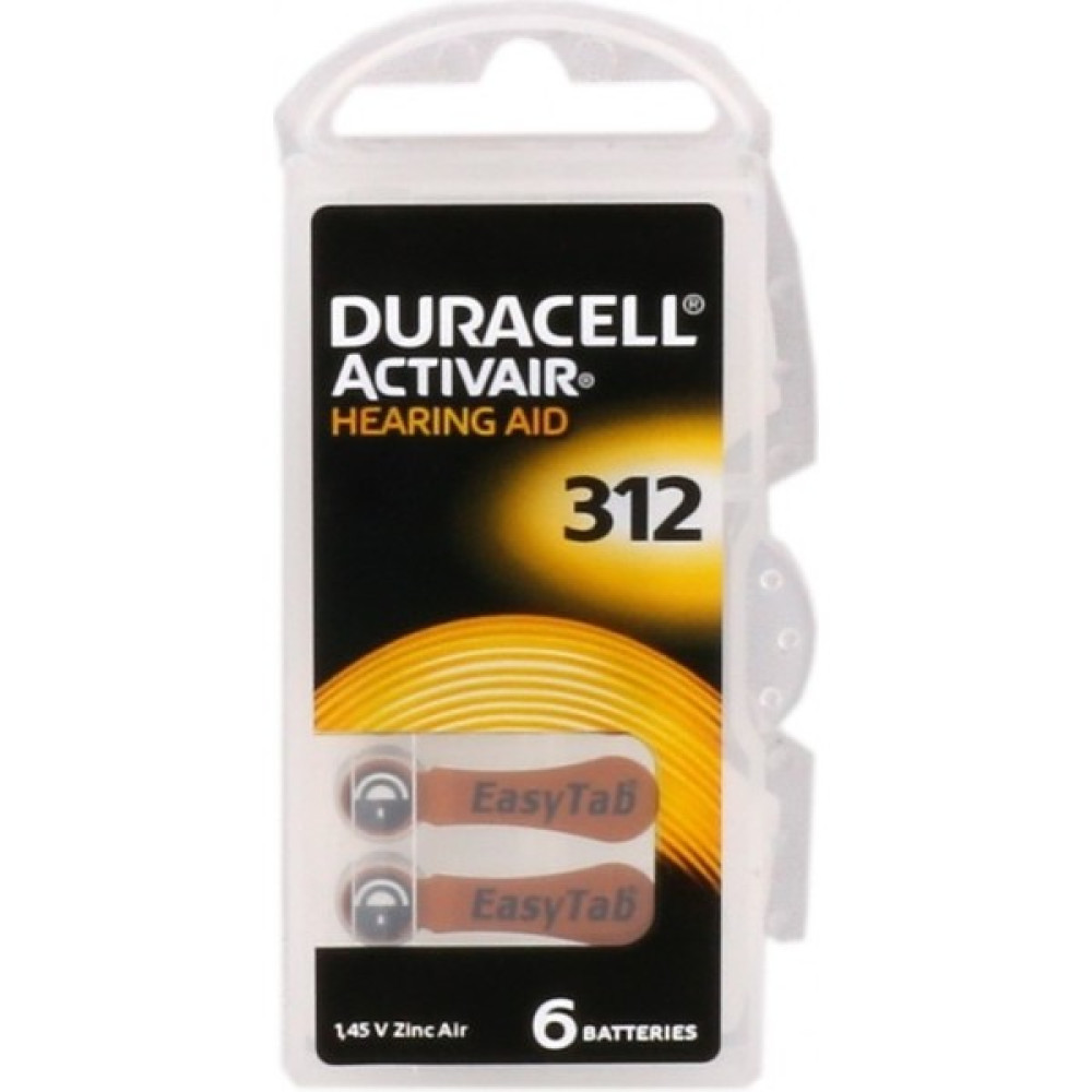 Duracell 312 Işitme Cihazı Pili 1paket 6 ‘lı 1,45 V Şarj Cihazları & Kitler Fiyatı