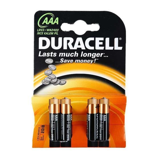 Duracell AAA İnce 8+4 Adet Pil