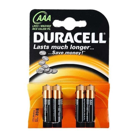 Duracell AAA İnce 8+4 Adet Pil Normal & Şarj Edilebilir Piller Fiyatı