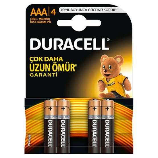 Duracell AAA İnce 8+4 Adet Pil