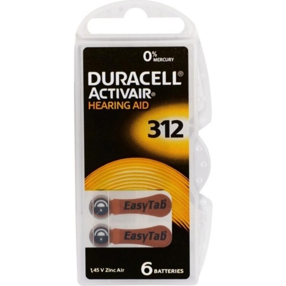Duracell Activair 312 Kulaklık Pili 6'lı Blister Şarj Cihazları & Kitler Fiyatı