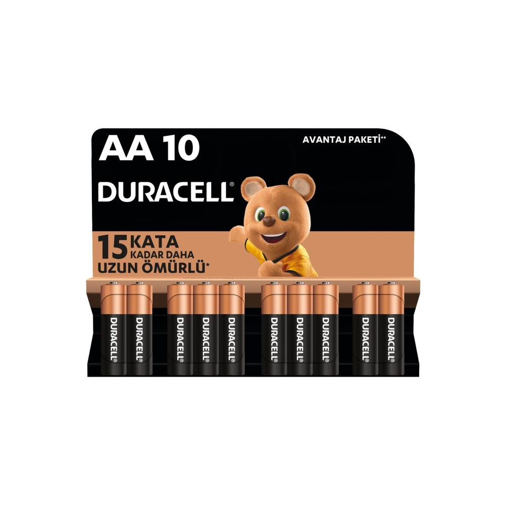 Duracell Alkalin Aa Kalem Piller 10’lu Paket Piller & Şarj Cihazları Fiyatı