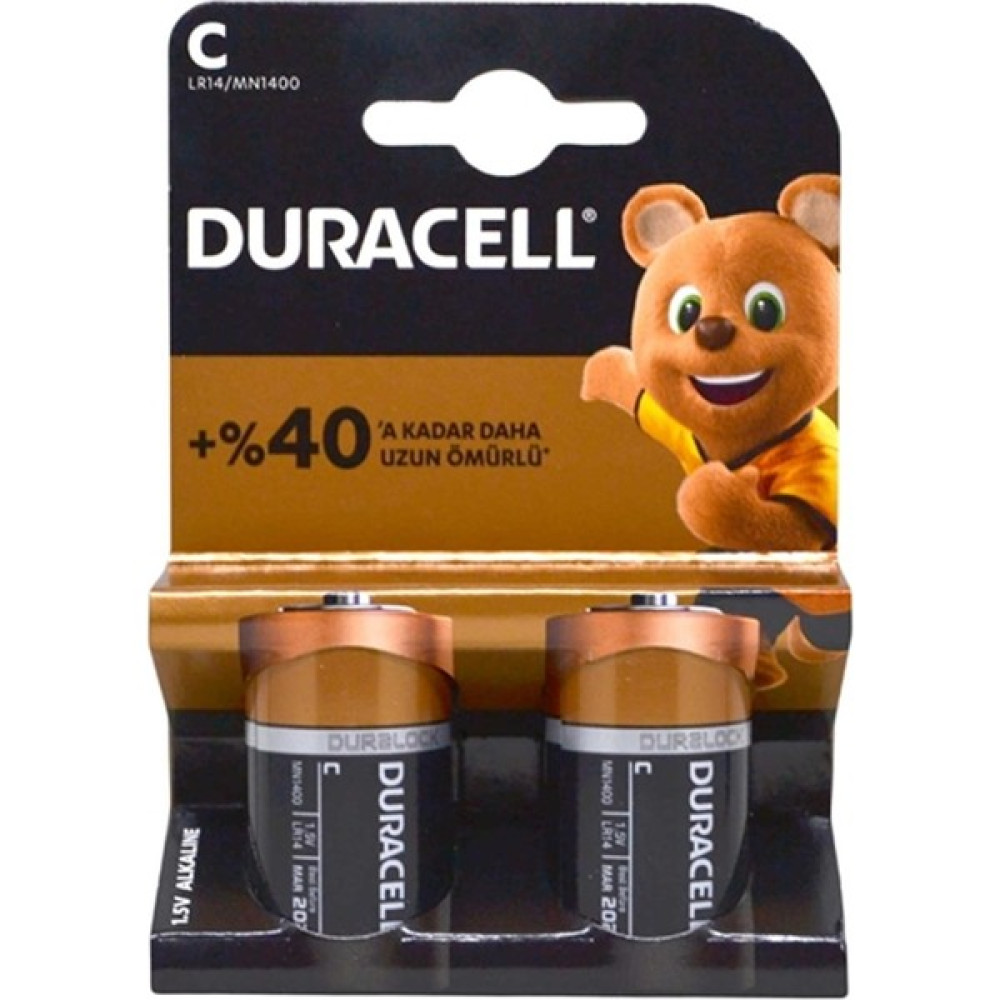 Duracell C Boy Alkalin Orta Pil 2li Blister Oto Boyaları Fiyatı