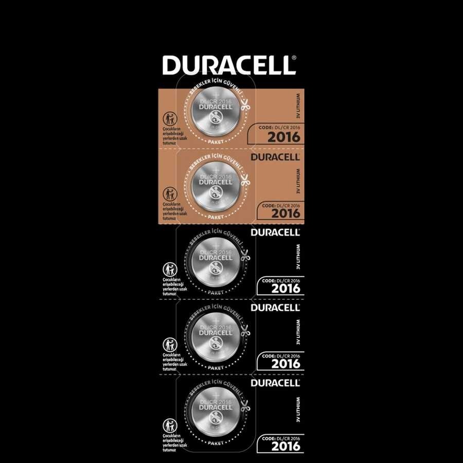 Duracell CR2016 3V Lityum Para Pil Normal & Şarj Edilebilir Piller Fiyatı