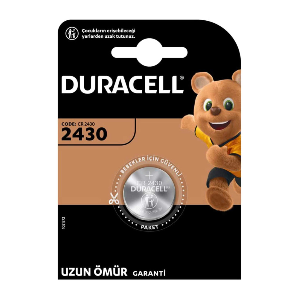 Duracell Düğme Pil 2430 Tekli 3 Volt Normal & Şarj Edilebilir Piller Fiyatı