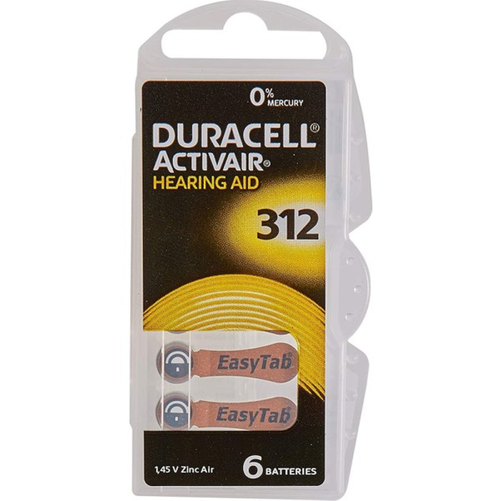 Duracell Easytab Da 312 - Pil Tipi Tüm Işitme Cihazları Için 312 10 x 6 Adet Oto Boyaları Fiyatı