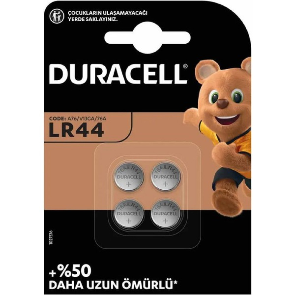 Duracell LR44 1.5 Volt Düğme Pil (4lü Paket) Elektrik ve Aydınlatma Fiyatı