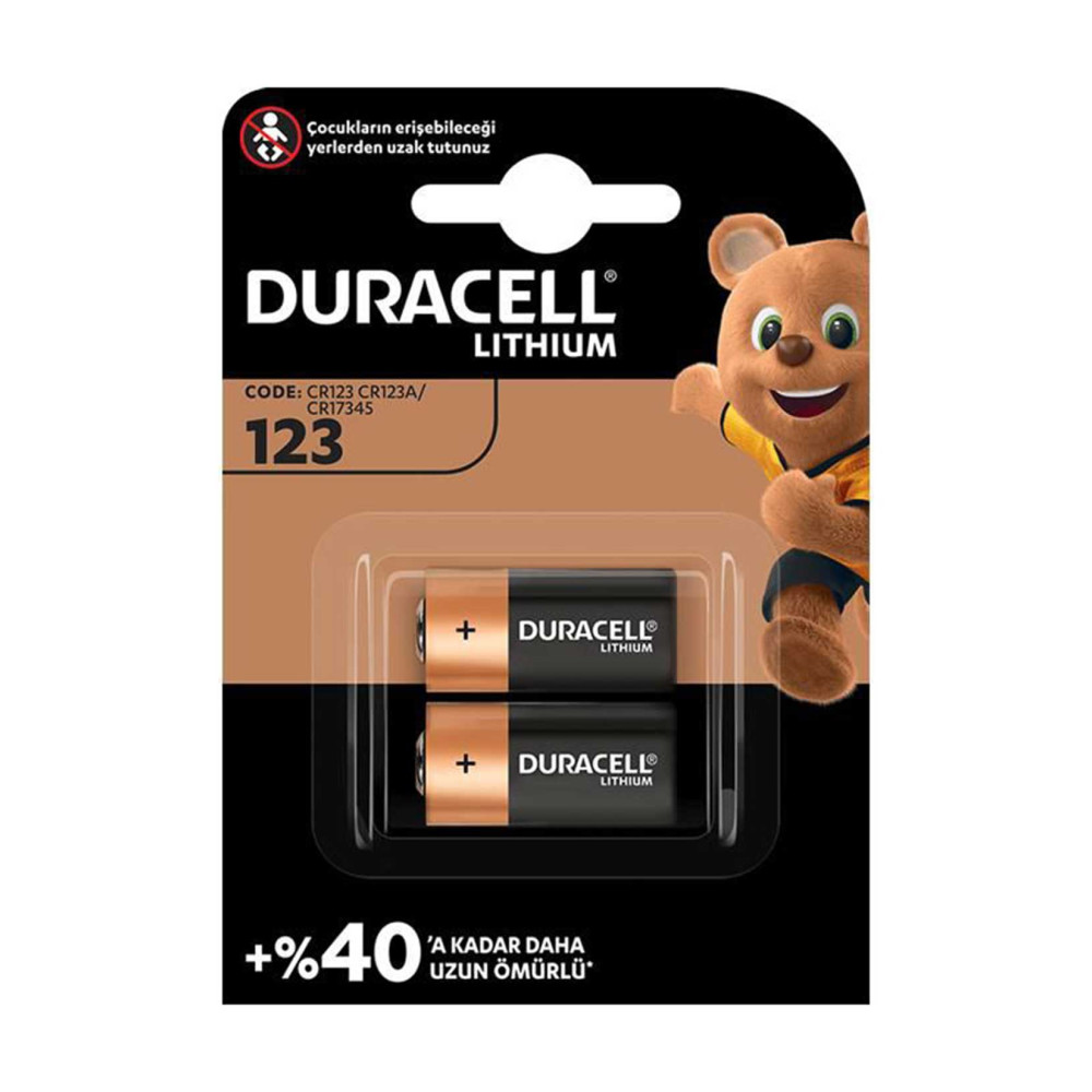 Duracell Pil Ultra Lityum 123 2'li Normal & Şarj Edilebilir Piller Fiyatı