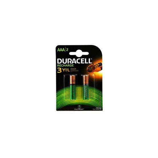 Duracell Se3a2750 750mah Aaa 2'li Şarjlı İnce Pil