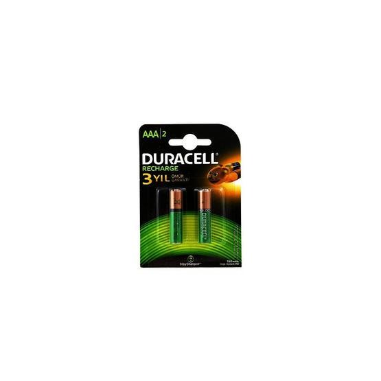 Duracell Se3a2750 750mah Aaa 2'li Şarjlı İnce Pil Normal & Şarj Edilebilir Piller Fiyatı