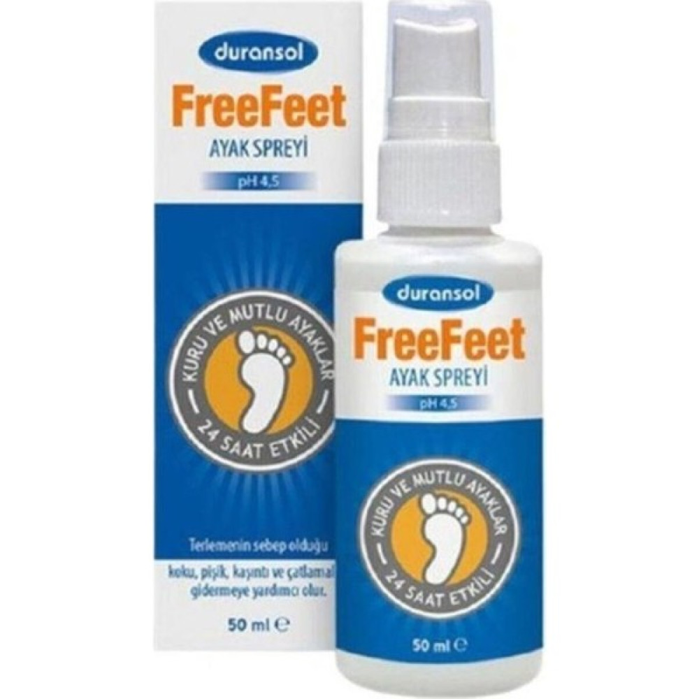 Duransol Free Feet Ayak Spreyi 50 ml Ayak Bakımı Fiyatı