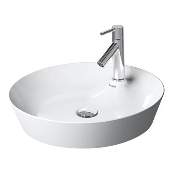 Duravit Cape Cod DuraCeram Batarya Banklı 48 cm Çanak Lavabo