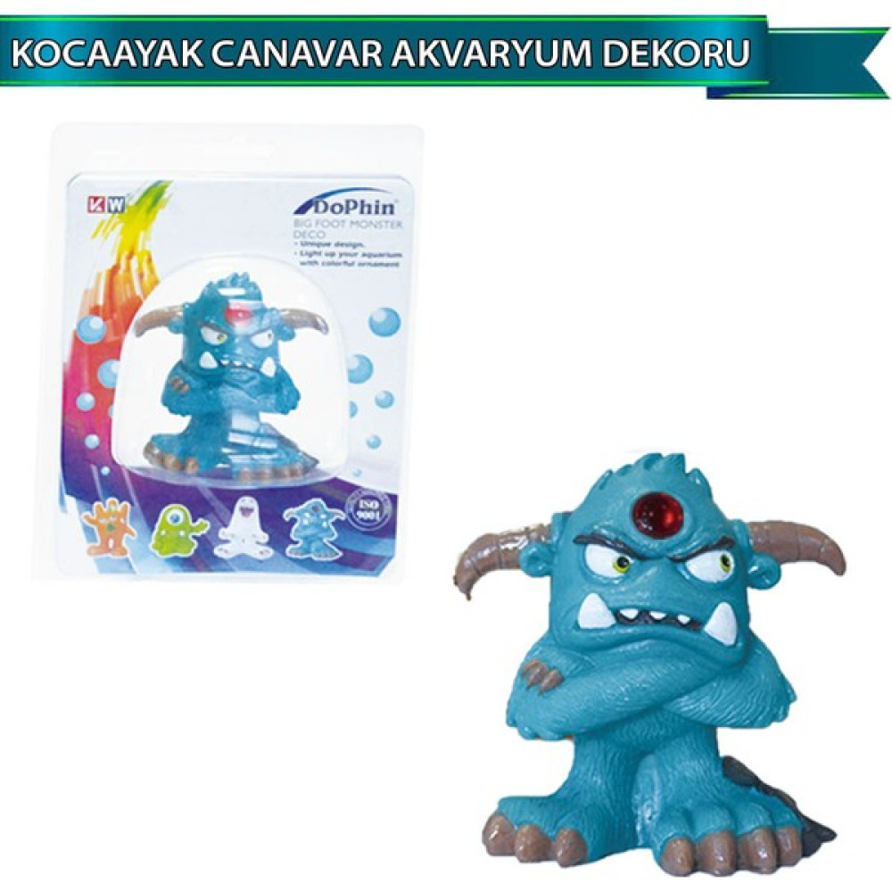 Durbuldum Dophin Kocaayak Canavar Akvaryum Dekoru - Beyaz Evcil Hayvan Ürünleri Fiyatı