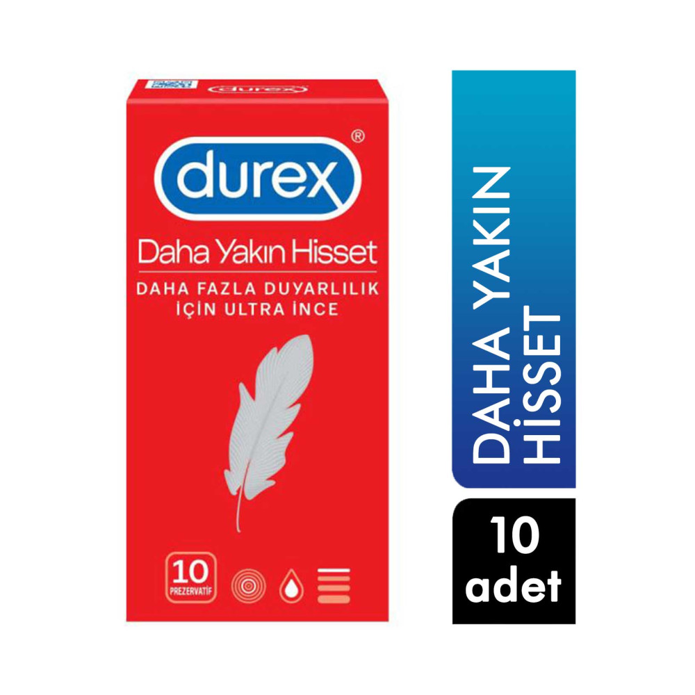 Durex Prezervatif 10'lu Daha Yakın Hisset Diğer Fiyatı
