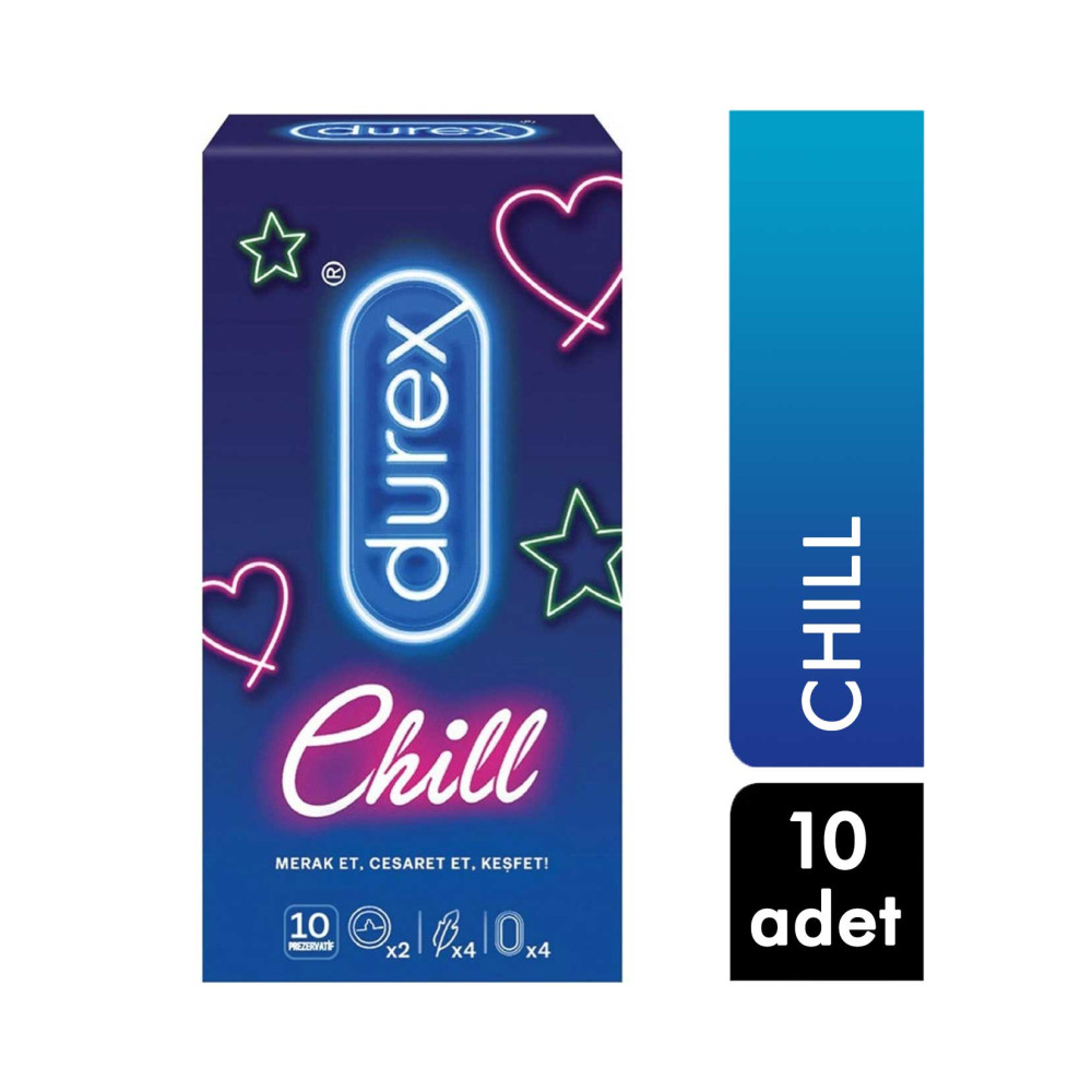 Durex Prezervatif 10'lu Chill Karma Paket Prezervatif / Kondom Fiyatı