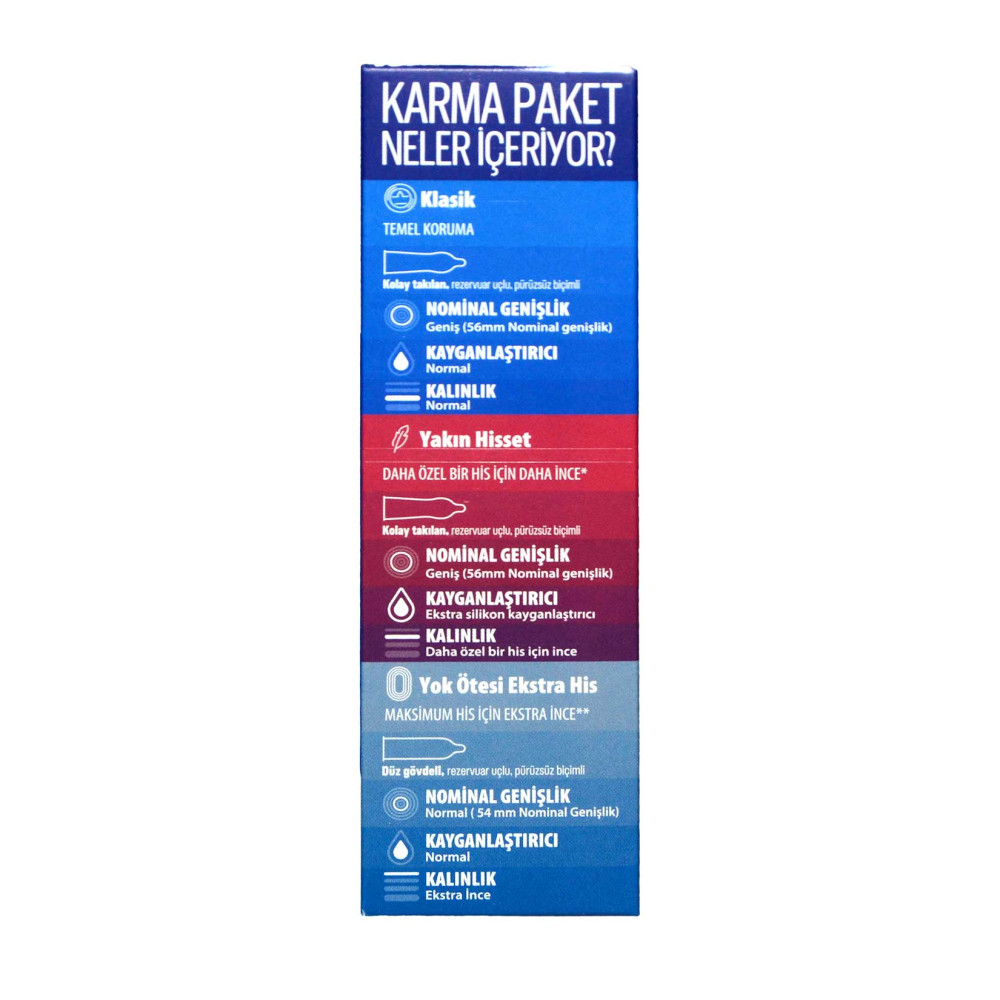 Durex Prezervatif 10'lu Chill Karma Paket