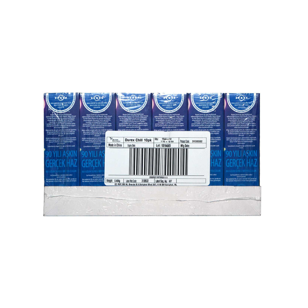 Durex Prezervatif 10'lu Chill Karma Paket