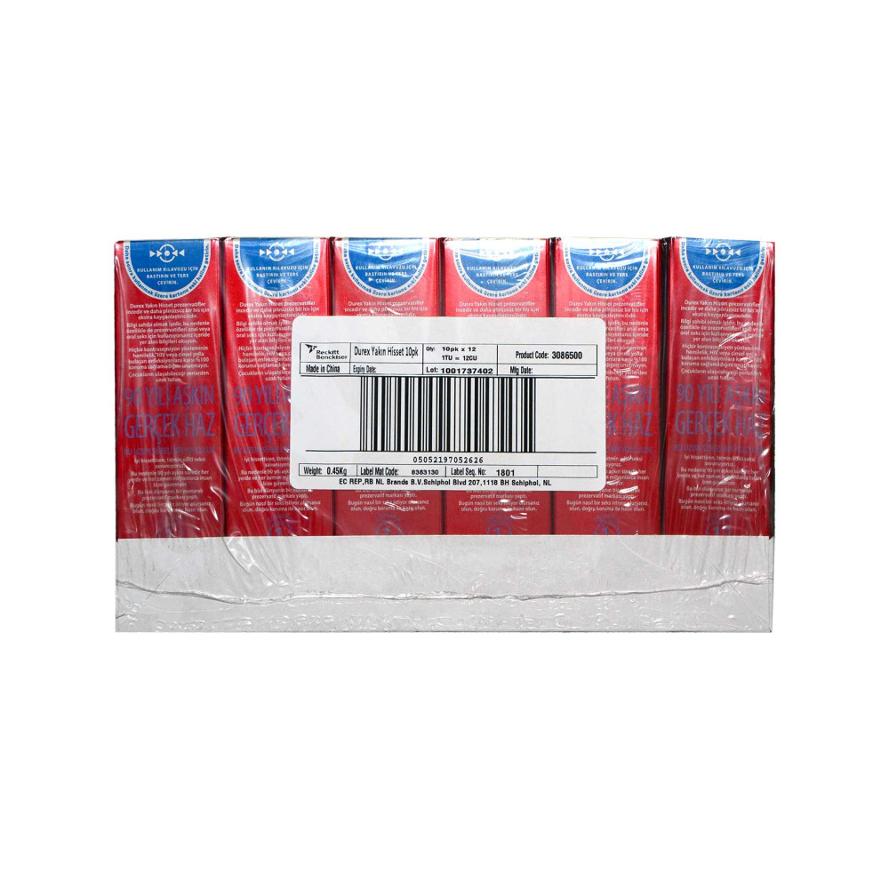 Durex Prezervatif 10'lu Yakın Hisset