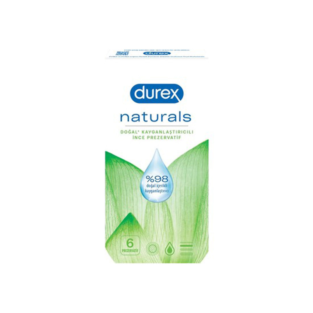 Durex Prezervatif 6'lı Naturals Prezervatif / Kondom Fiyatı