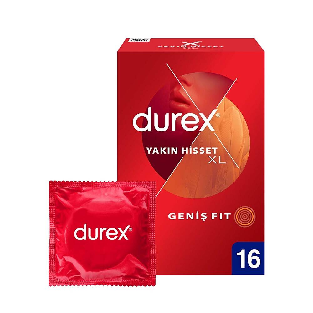 Durex Yakın Hisset Xl Prezervatif 16'lı Prezervatif / Kondom Fiyatı