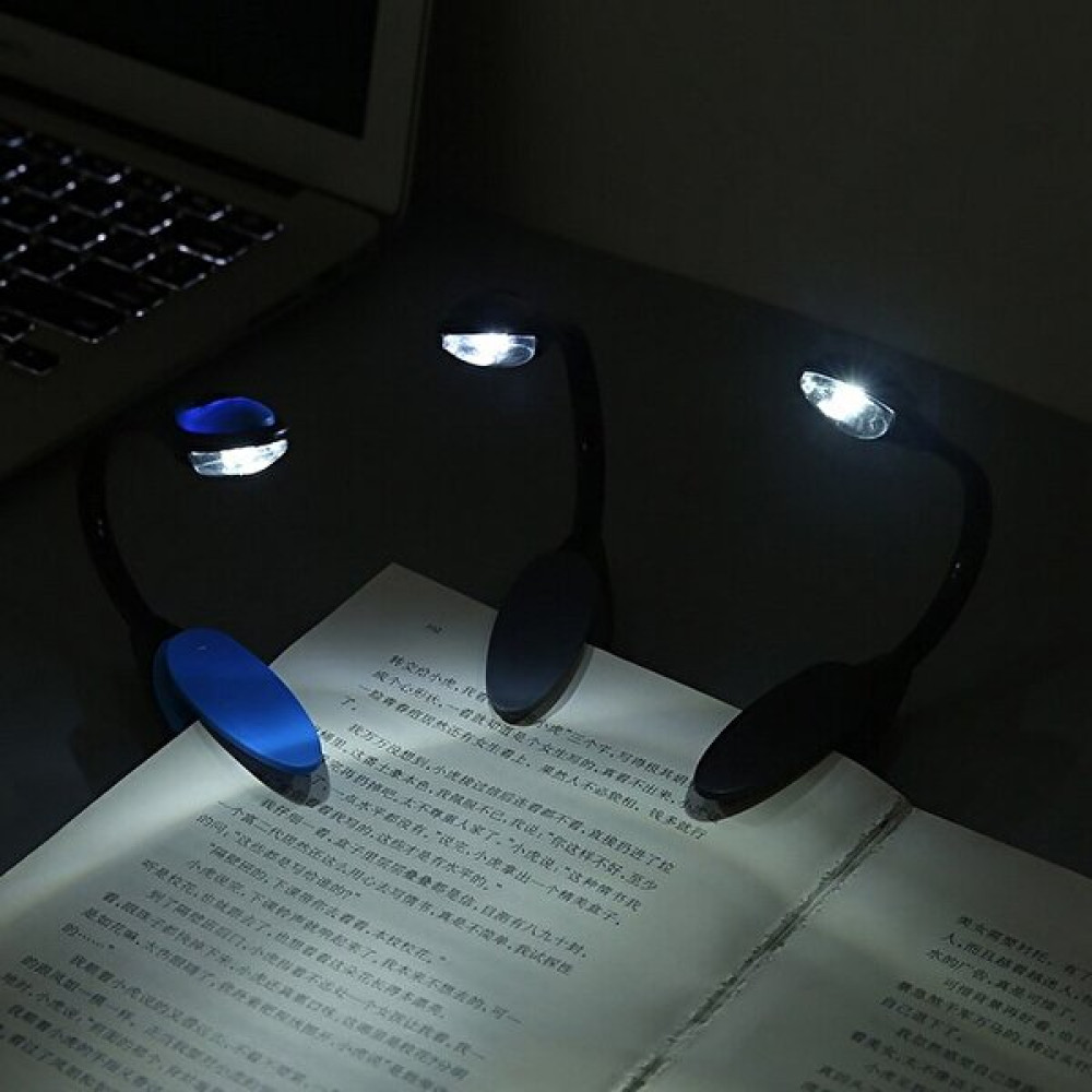 Durgunstore Kitap Okuma Işığı LED Booklight Kıskaçlı Pilli Model LED Işık Led Aydınlatmalar Fiyatı
