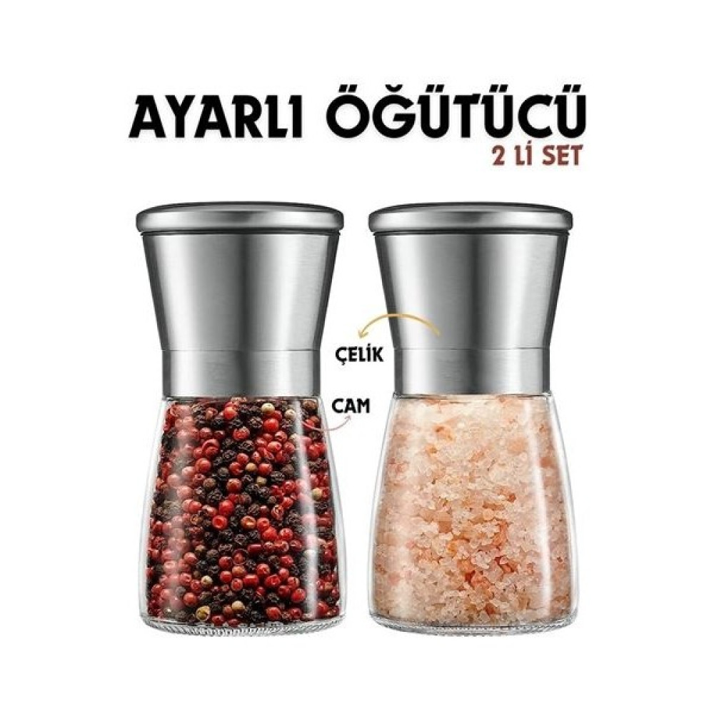 Durgunstore Transformacion 2 Li Baharat Tuz Öğütücü Set Dees Dickerhoof Design 718752 Baharat Setleri & Baharatlıklar Fiyatı