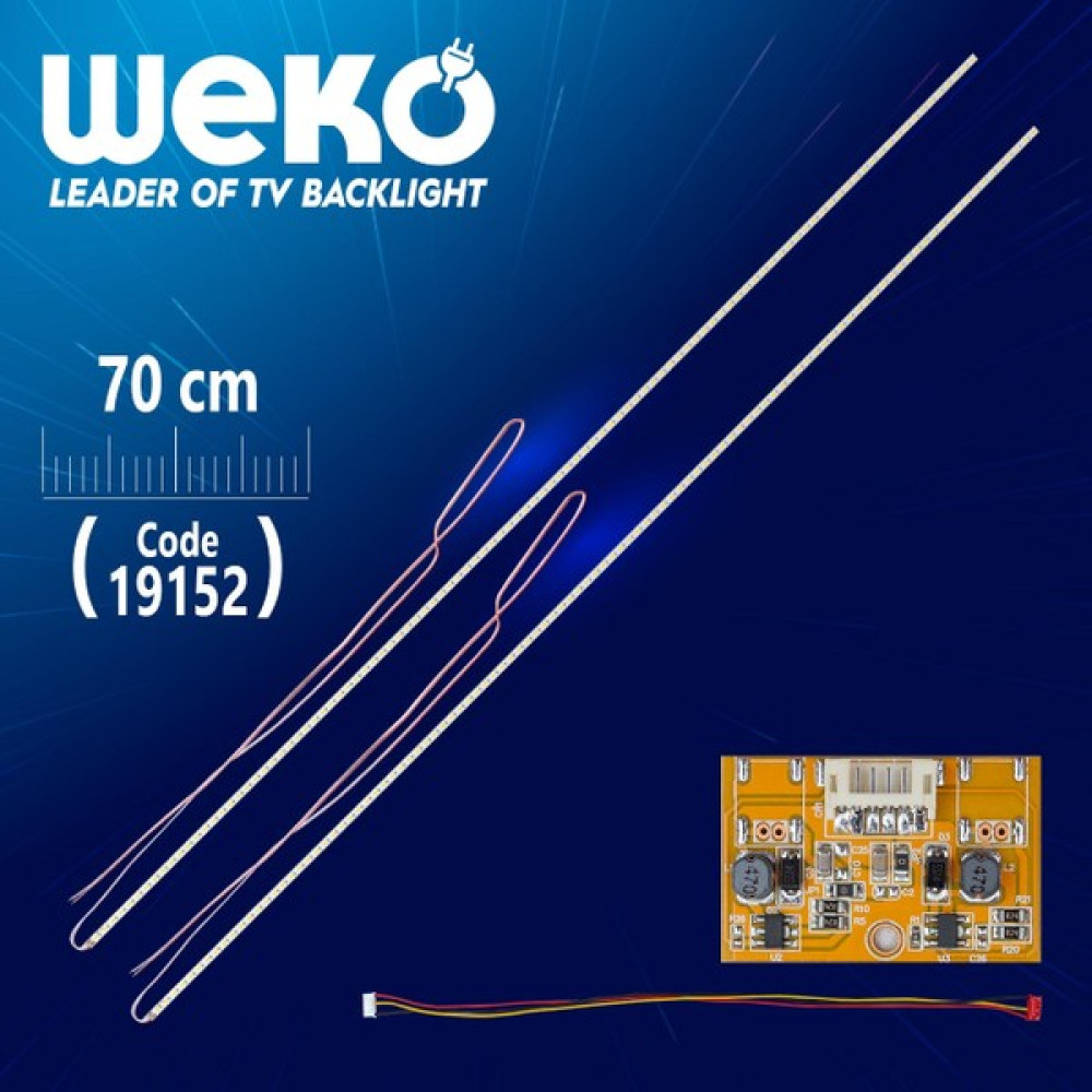 Durgunstore Unıversal 3lü Kesilebilir 70 cm (42-55 Arası) 2 x Çubuk Eled + Drıver (81) Led Aydınlatmalar Fiyatı