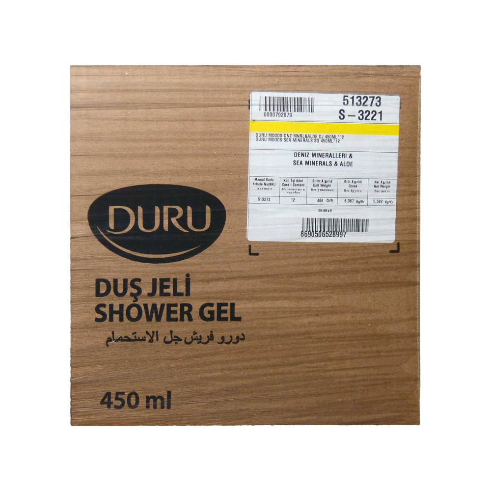 Duru Duş Jeli 450 ml Deniz Mineralleri & Aloe Vera