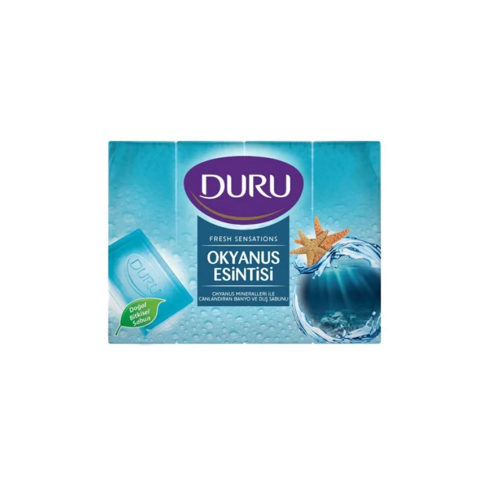Duru Fresh Okyanus Esintisi 4X150 Gr Dus Sabunu Cilt Temizleme ve Peeling Fiyatı