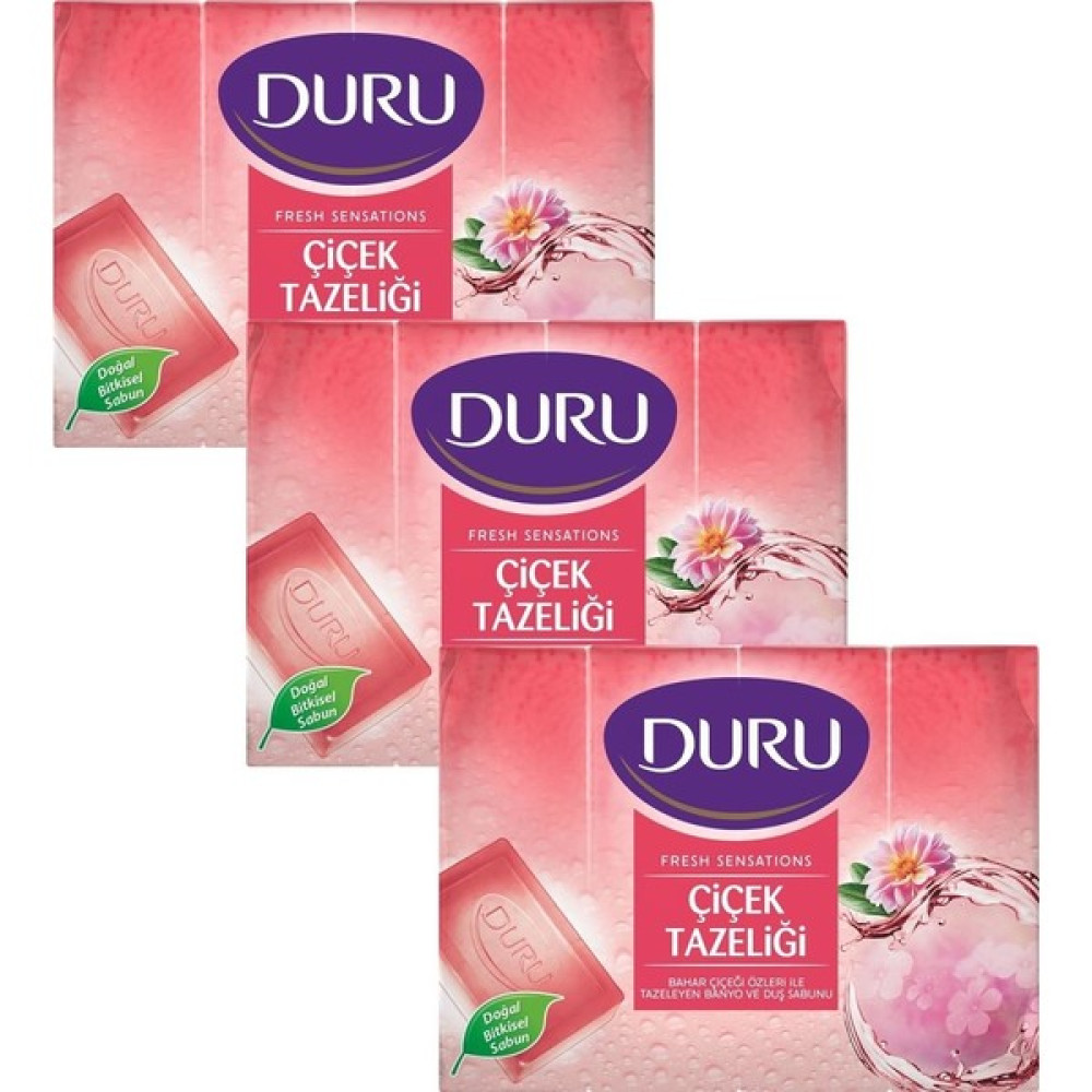 Duru Fresh Sensations Çiçek Tazeliği Duş Sabunu 3X600 gr Oto Boyaları Fiyatı