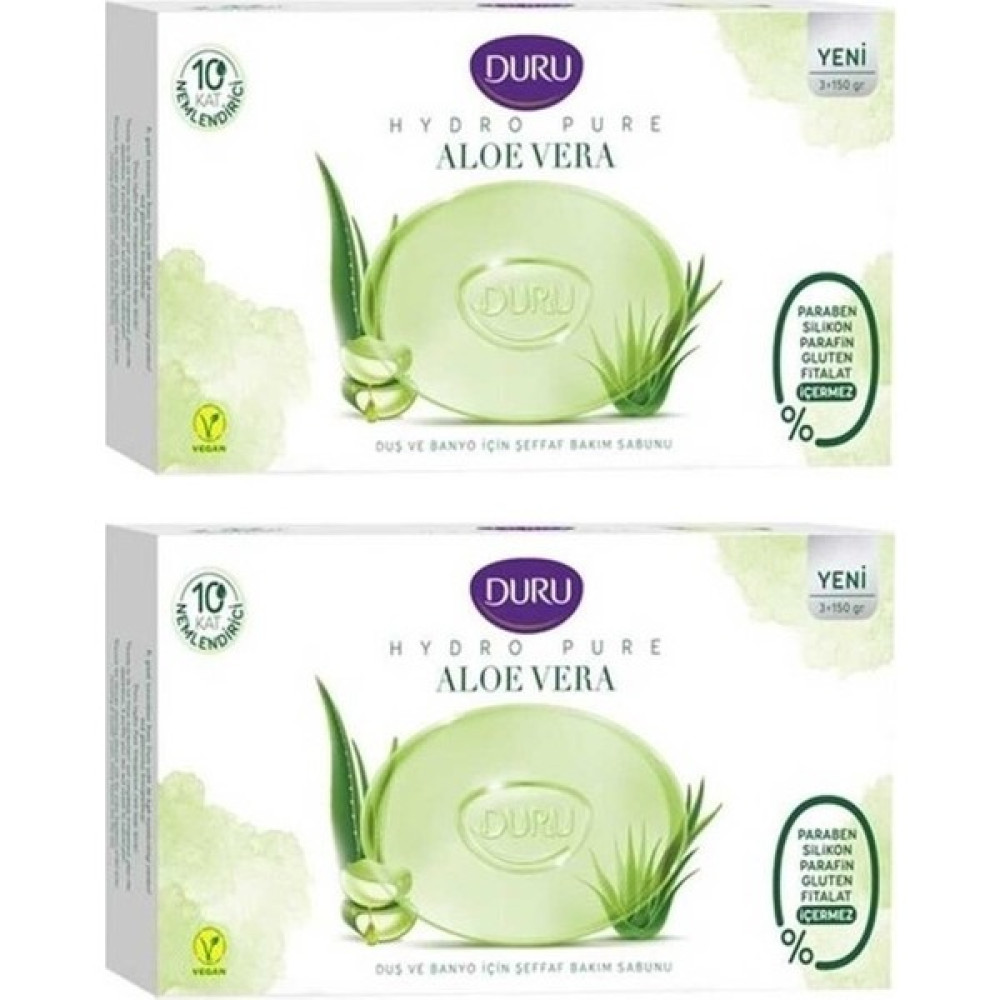 Duru Hydro Pure Aloe Vera Duş Sabunu 3x150 Gr (Vegan) X 2 Adet Oto Boyaları Fiyatı