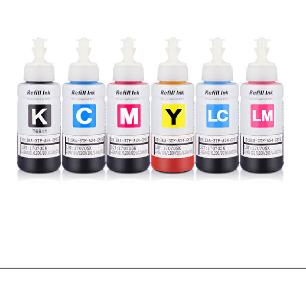 Duruınk Epson L850 673 Uyumlu Muadil Mürekkep Seti 6 Renk x 70ML - Renkli Kartuşlar Fiyatı