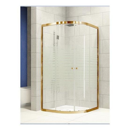 Durul 80x80 cm Oval Çizgili Teknesi Duşakabin