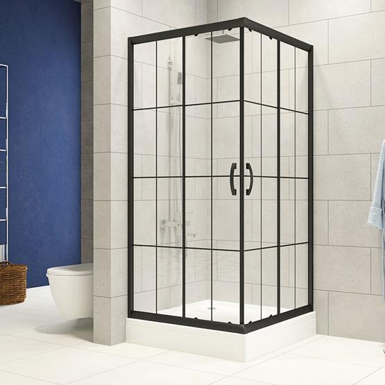 Durul 90x90 H:190 cm Siyah Özel Seri Duşakabin