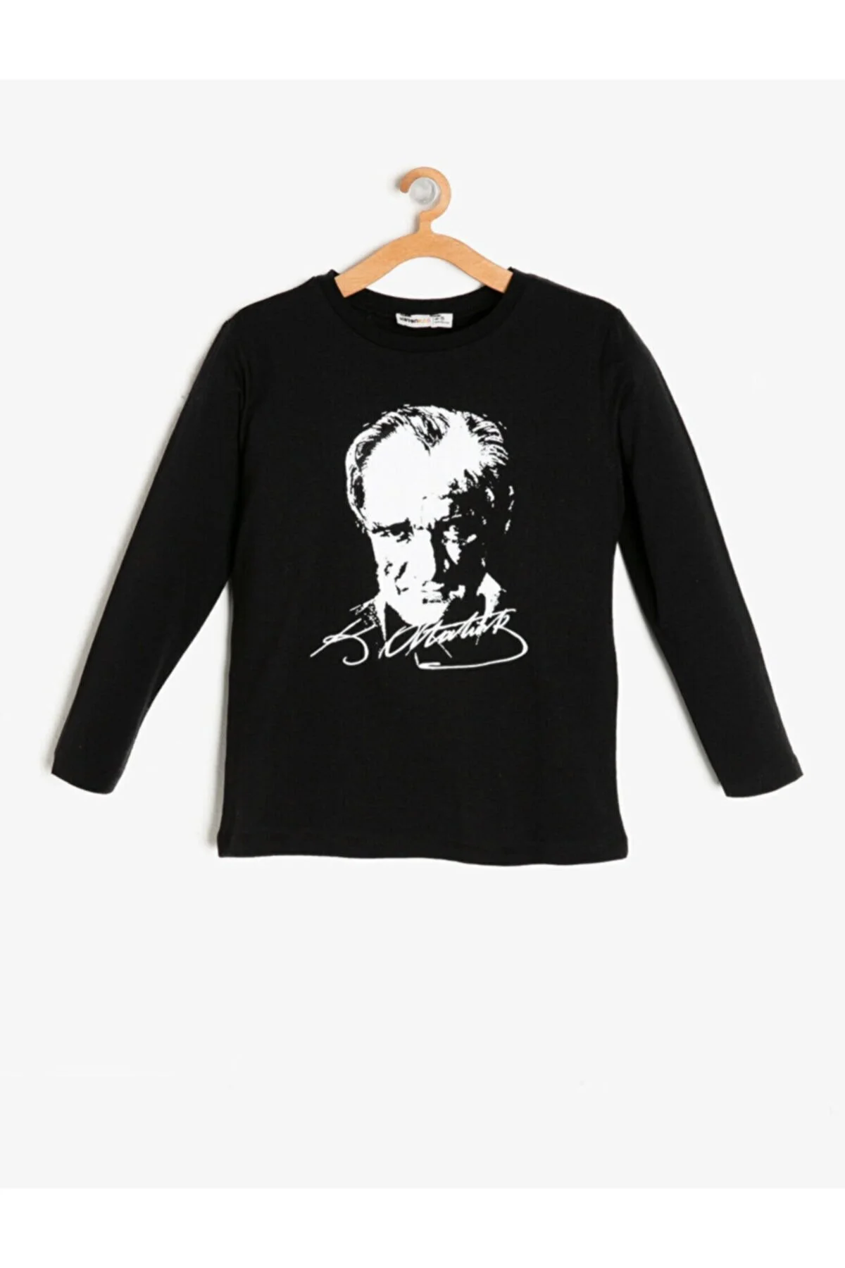 durumod Uzun Kollu Atatürk Baskılı Çocuk Tişort Unısex 11 Yaş Beden" Bayan T-shirt Fiyatı