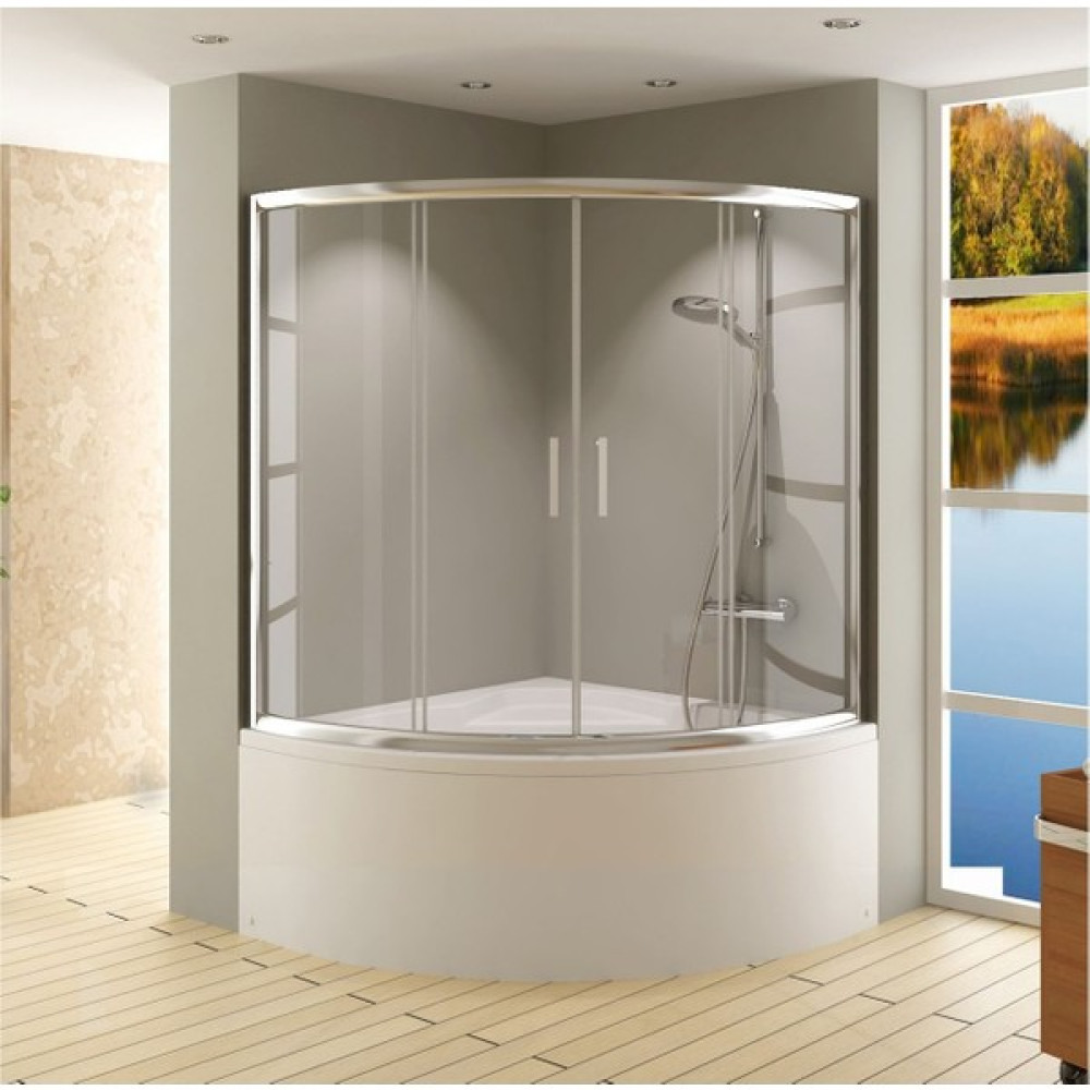 Duşakabincim Oval Küvet + Duşakabin 5mm - 110x110 Cm Duşakabin Fiyatı