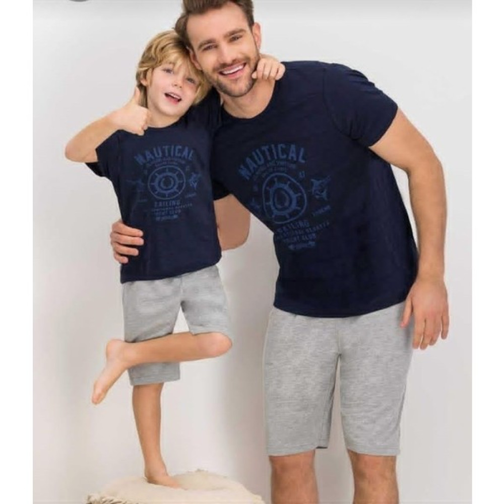 Duse Kombin Baba Çocuk Kombin Erkek T-shirt Fiyatı